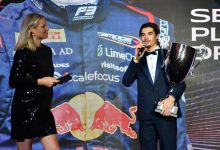 Никола Цолов получи трофея си за второто място във Формула 3 през 2025 година