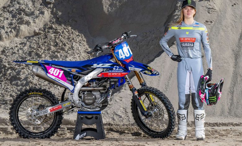 Лоте ван Друнен със зверски късометражен мотокрос филм